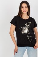 Bluzka Model RV-BZ-8947.76 Black - Rue Paris Rue Paris Bluzka Model RV-BZ-8947.76 Black - Rue Paris Rue Paris