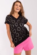 Bluzka Model RV-BZ-8948.75P Black - Rue Paris Rue Paris Bluzka Model RV-BZ-8948.75P Black - Rue Paris Rue Paris