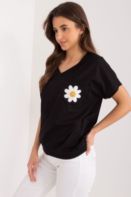Bluzka Model RV-BZ-9626.28 Black - Rue Paris Rue Paris
