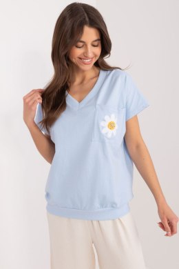 Bluzka Model RV-BZ-9626.28 Light Blue - Rue Paris Rue Paris