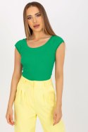 Bluzka Model RV-TP-8015.68 Green - Rue Paris Rue Paris Bluzka Model RV-TP-8015.68 Green - Rue Paris Rue Paris