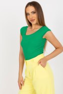 Bluzka Model RV-TP-8015.68 Green - Rue Paris Rue Paris Bluzka Model RV-TP-8015.68 Green - Rue Paris Rue Paris
