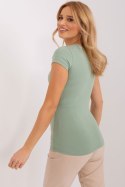 Bluzka Model RV-TS-5636.18 Pistacja - Rue Paris Rue Paris Bluzka Model RV-TS-5636.18 Pistacja - Rue Paris Rue Paris