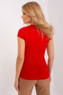 Bluzka Model RV-TS-5636.18 Red - Rue Paris Rue Paris Bluzka Model RV-TS-5636.18 Red - Rue Paris Rue Paris