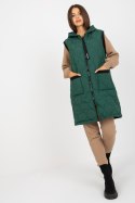 Kamizelka Model AP-KZ-RP02.95P Dark Green - Rue Paris Rue Paris Kamizelka Model AP-KZ-RP02.95P Dark Green - Rue Paris Rue Paris