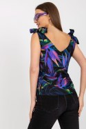 Koszulka Top Model WN-TP-1482-1.25 Black - Rue Paris Rue Paris Koszulka Top Model WN-TP-1482-1.25 Black - Rue Paris Rue Paris