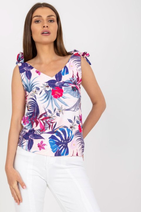 Koszulka Top Model WN-TP-1482-4.67 Light Pink - Rue Paris Rue Paris Koszulka Top Model WN-TP-1482-4.67 Light Pink - Rue Paris Rue Paris