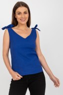 Koszulka Top Model WN-TP-1705.69 Dark Blue - Rue Paris Rue Paris Koszulka Top Model WN-TP-1705.69 Dark Blue - Rue Paris Rue Paris