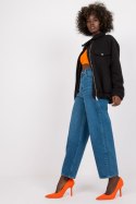 Kurtka Damska Model RV-KR-007.95P Black - Rue Paris Rue Paris Kurtka Damska Model RV-KR-007.95P Black - Rue Paris Rue Paris