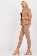 Kurtka Damska Model RV-KR-007.95P Camel - Rue Paris Rue Paris Kurtka Damska Model RV-KR-007.95P Camel - Rue Paris Rue Paris
