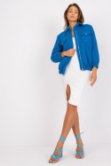 Kurtka Damska Model RV-KR-007.95P Dark Blue - Rue Paris Rue Paris Kurtka Damska Model RV-KR-007.95P Dark Blue - Rue Paris Rue Paris