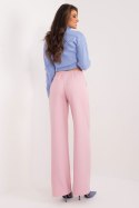 Spodnie Damskie Model WN-SP-8247.06 Light Pink - Rue Paris Rue Paris Spodnie Damskie Model WN-SP-8247.06 Light Pink - Rue Paris Rue Paris