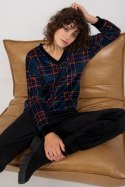 Spodnie Komplet Model RP-KMPL-8190-6.23X Black/Blue - Rue Paris Rue Paris Spodnie Komplet Model RP-KMPL-8190-6.23X Black/Blue - Rue Paris Rue Paris