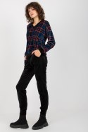 Spodnie Komplet Model RP-KMPL-8190-6.23X Black/Blue - Rue Paris Rue Paris Spodnie Komplet Model RP-KMPL-8190-6.23X Black/Blue - Rue Paris Rue Paris