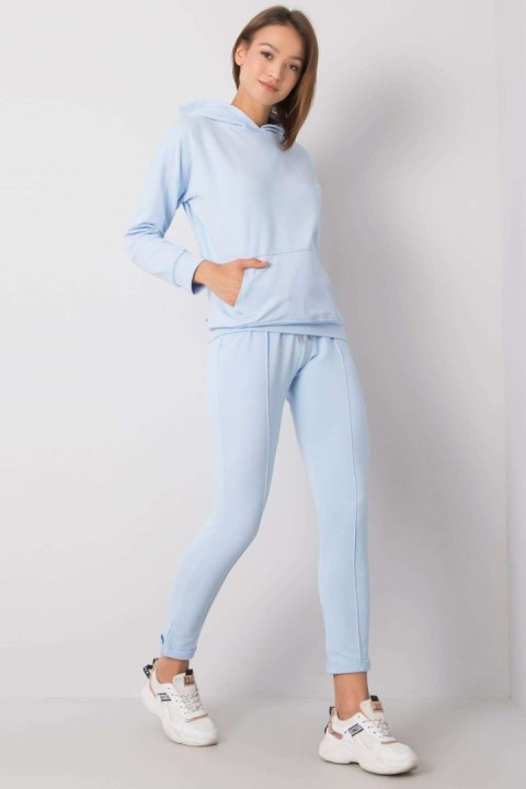 Spodnie Komplet Model RV-KMPL-6707.85 Light Blue - Rue Paris Rue Paris Spodnie Komplet Model RV-KMPL-6707.85 Light Blue - Rue Paris Rue Paris