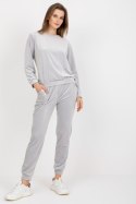 Spodnie Komplet Model WN-KMPL-1908.15X Light Grey - Rue Paris Rue Paris Spodnie Komplet Model WN-KMPL-1908.15X Light Grey - Rue Paris Rue Paris