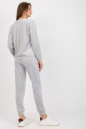 Spodnie Komplet Model WN-KMPL-1908.15X Light Grey - Rue Paris Rue Paris Spodnie Komplet Model WN-KMPL-1908.15X Light Grey - Rue Paris Rue Paris