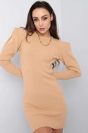 Sukienka Model 269-SK-5676.91P Camel - Rue Paris Rue Paris Sukienka Model 269-SK-5676.91P Camel - Rue Paris Rue Paris