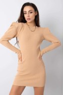 Sukienka Model 269-SK-5676.91P Camel - Rue Paris Rue Paris Sukienka Model 269-SK-5676.91P Camel - Rue Paris Rue Paris