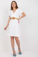 Sukienka Model CA-SK-6308.55 White - Rue Paris Rue Paris Sukienka Model CA-SK-6308.55 White - Rue Paris Rue Paris