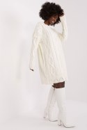 Sukienka Model LC-SK-8012-2.72P Ecru - Rue Paris Rue Paris Sukienka Model LC-SK-8012-2.72P Ecru - Rue Paris Rue Paris