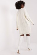 Sukienka Model LC-SK-8012-2.72P Ecru - Rue Paris Rue Paris Sukienka Model LC-SK-8012-2.72P Ecru - Rue Paris Rue Paris