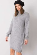 Sukienka Model LC-SW-3018.97P Grey - Rue Paris Rue Paris Sukienka Model LC-SW-3018.97P Grey - Rue Paris Rue Paris