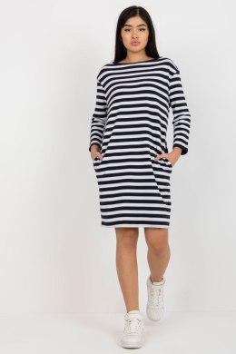 Sukienka Model LO-SK-LK-230.34X White/Navy - Rue Paris Rue Paris