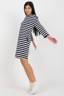 Sukienka Model LO-SK-LK-230.34X White/Navy - Rue Paris Rue Paris