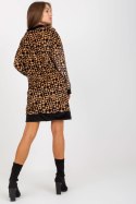 Sukienka Model RP-TU-8189-3.66 Camel - Rue Paris Rue Paris Sukienka Model RP-TU-8189-3.66 Camel - Rue Paris Rue Paris