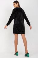Sukienka Model RP-TU-8189.75P Black - Rue Paris Rue Paris Sukienka Model RP-TU-8189.75P Black - Rue Paris Rue Paris
