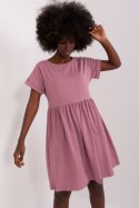 Sukienka Model RV-SK-5672.03P Dark Pink - Rue Paris Rue Paris Sukienka Model RV-SK-5672.03P Dark Pink - Rue Paris Rue Paris