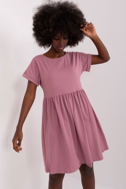 Sukienka Model RV-SK-5672.03P Dark Pink - Rue Paris Rue Paris Sukienka Model RV-SK-5672.03P Dark Pink - Rue Paris Rue Paris