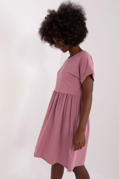 Sukienka Model RV-SK-5672.03P Dark Pink - Rue Paris Rue Paris Sukienka Model RV-SK-5672.03P Dark Pink - Rue Paris Rue Paris