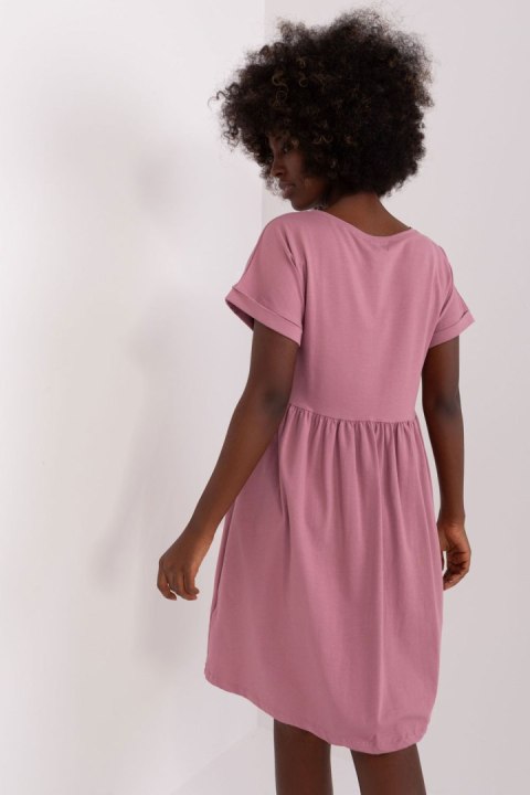 Sukienka Model RV-SK-5672.03P Dark Pink - Rue Paris Rue Paris Sukienka Model RV-SK-5672.03P Dark Pink - Rue Paris Rue Paris