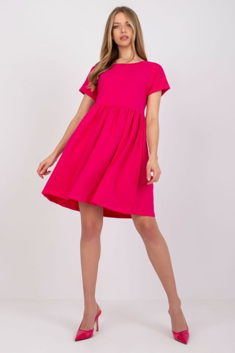 Sukienka Model RV-SK-5672.03P Fuksja - Rue Paris Rue Paris Sukienka Model RV-SK-5672.03P Fuksja - Rue Paris Rue Paris