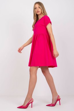 Sukienka Model RV-SK-5672.03P Fuksja - Rue Paris Rue Paris