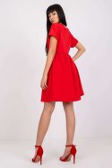 Sukienka Model RV-SK-5672.03P Red - Rue Paris Rue Paris Sukienka Model RV-SK-5672.03P Red - Rue Paris Rue Paris
