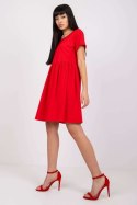 Sukienka Model RV-SK-5672.03P Red - Rue Paris Rue Paris Sukienka Model RV-SK-5672.03P Red - Rue Paris Rue Paris