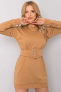 Sukienka Model RV-SK-6179.09 Camel - Rue Paris Rue Paris Sukienka Model RV-SK-6179.09 Camel - Rue Paris Rue Paris