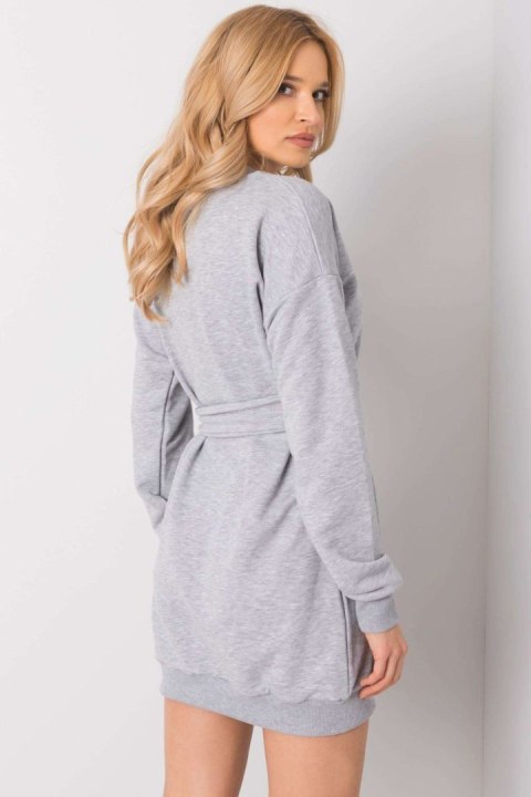 Sukienka Model RV-SK-6179.09 Grey - Rue Paris Rue Paris Sukienka Model RV-SK-6179.09 Grey - Rue Paris Rue Paris
