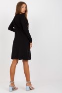 Sukienka Model RV-SK-8054.46P Black - Rue Paris Rue Paris Sukienka Model RV-SK-8054.46P Black - Rue Paris Rue Paris