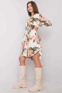 Sukienka Model TO-KS-1120-9.26 Light Beige - Rue Paris Rue Paris Sukienka Model TO-KS-1120-9.26 Light Beige - Rue Paris Rue Paris