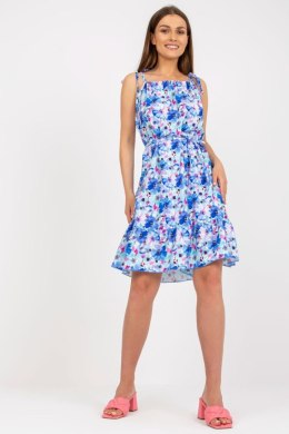 Sukienka Model WN-SK-0806-3.22 White/Blue - Rue Paris Rue Paris