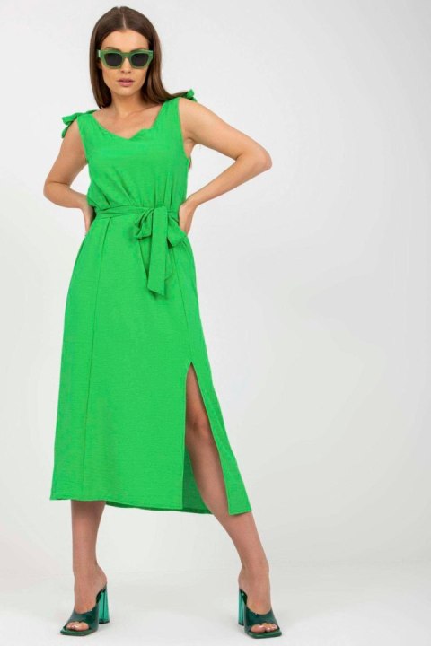 Sukienka Model WN-SK-1211.58 Light Green - Rue Paris Rue Paris Sukienka Model WN-SK-1211.58 Light Green - Rue Paris Rue Paris