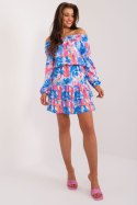 Sukienka Model WN-SK-8282.55 Blue - Rue Paris Rue Paris Sukienka Model WN-SK-8282.55 Blue - Rue Paris Rue Paris