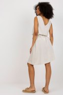 Sukienka Model WN-SK-VE38.06 Light Beige - Rue Paris Rue Paris Sukienka Model WN-SK-VE38.06 Light Beige - Rue Paris Rue Paris