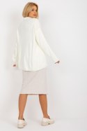Sweter Damski Model LC-SW-2261.00P Ecru - Rue Paris Rue Paris Sweter Damski Model LC-SW-2261.00P Ecru - Rue Paris Rue Paris