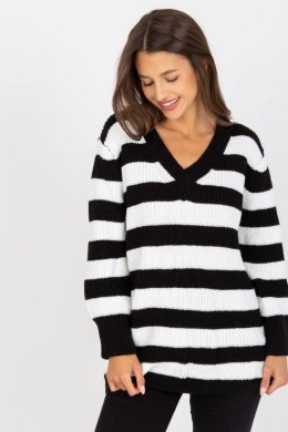 Sweter Damski Model LC-SW-8030.29P White/Black - Rue Paris Rue Paris