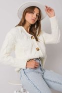 Sweter Damski Model LC-SW-A1.28X Ecru - Rue Paris Rue Paris Sweter Damski Model LC-SW-A1.28X Ecru - Rue Paris Rue Paris